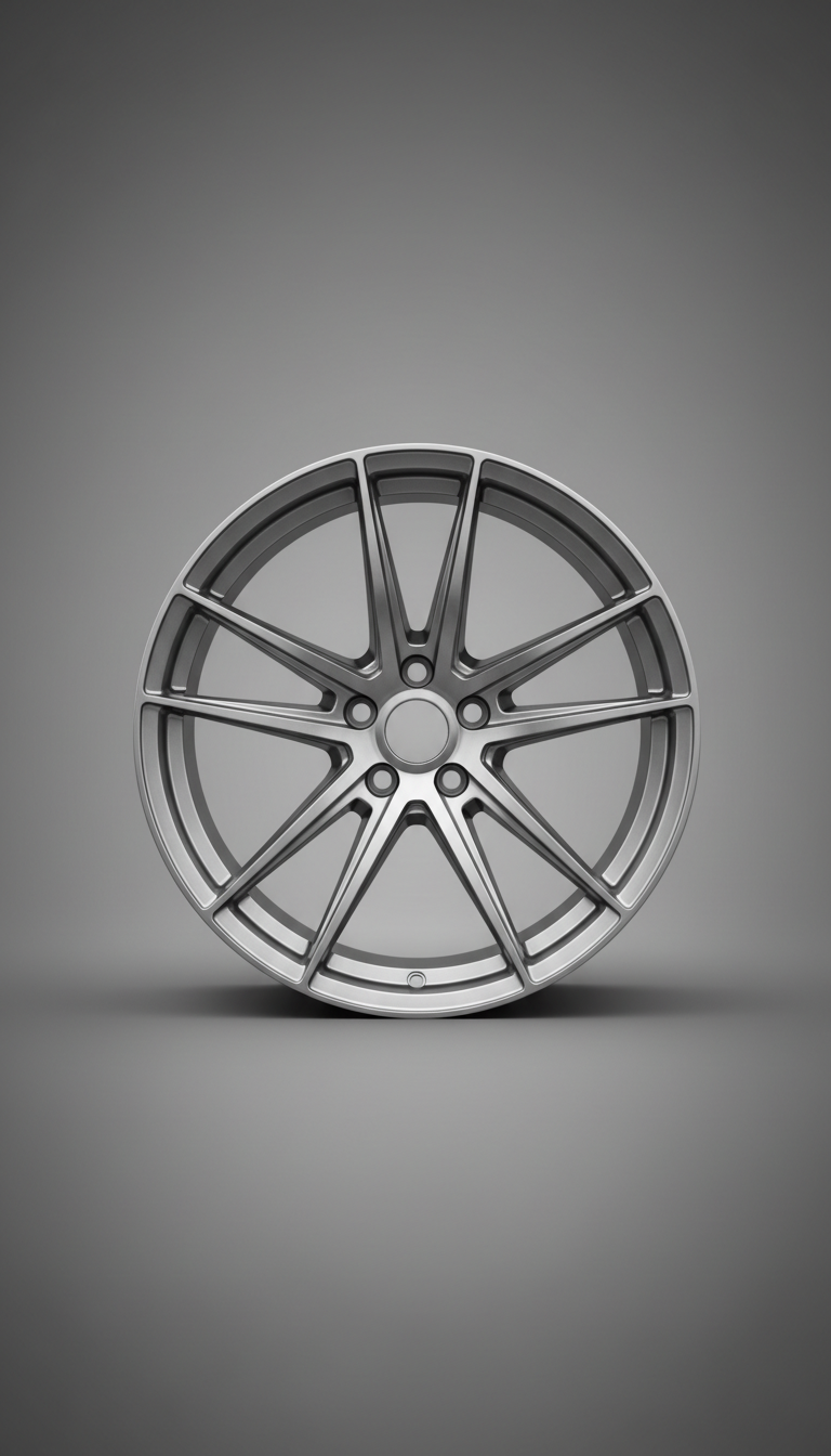 Luxury sports car fitment engineered wheel