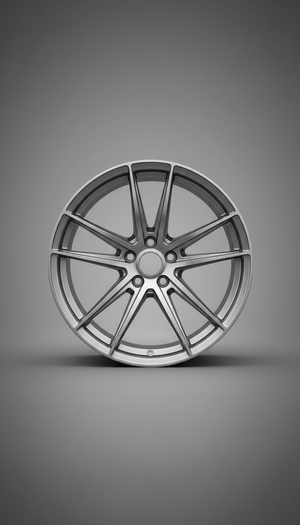 Luxury sports car fitment engineered wheel