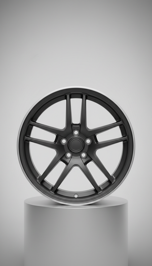 High-strength carbon lightweight wheel